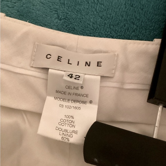 CELINE Pants Sz 42 - Picture 7 of 9